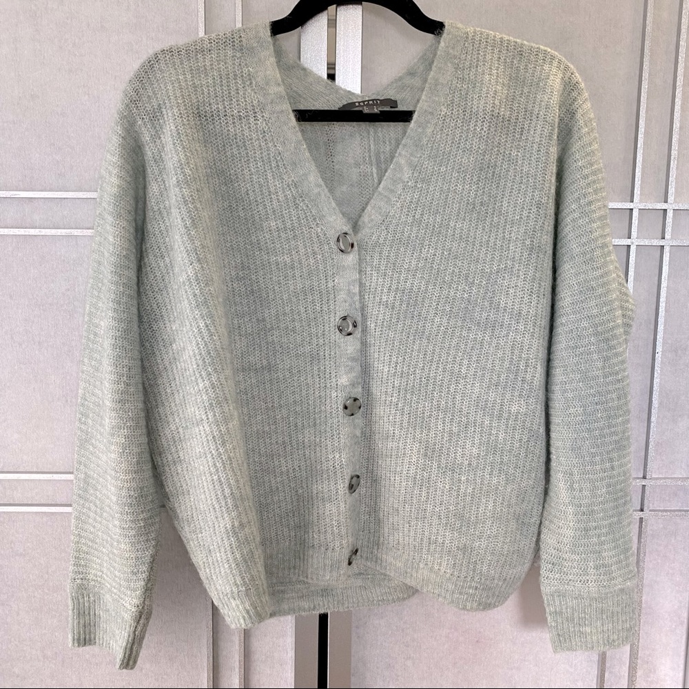 NWOT Esprit wool blend mid-season relaxed cardigan in size small